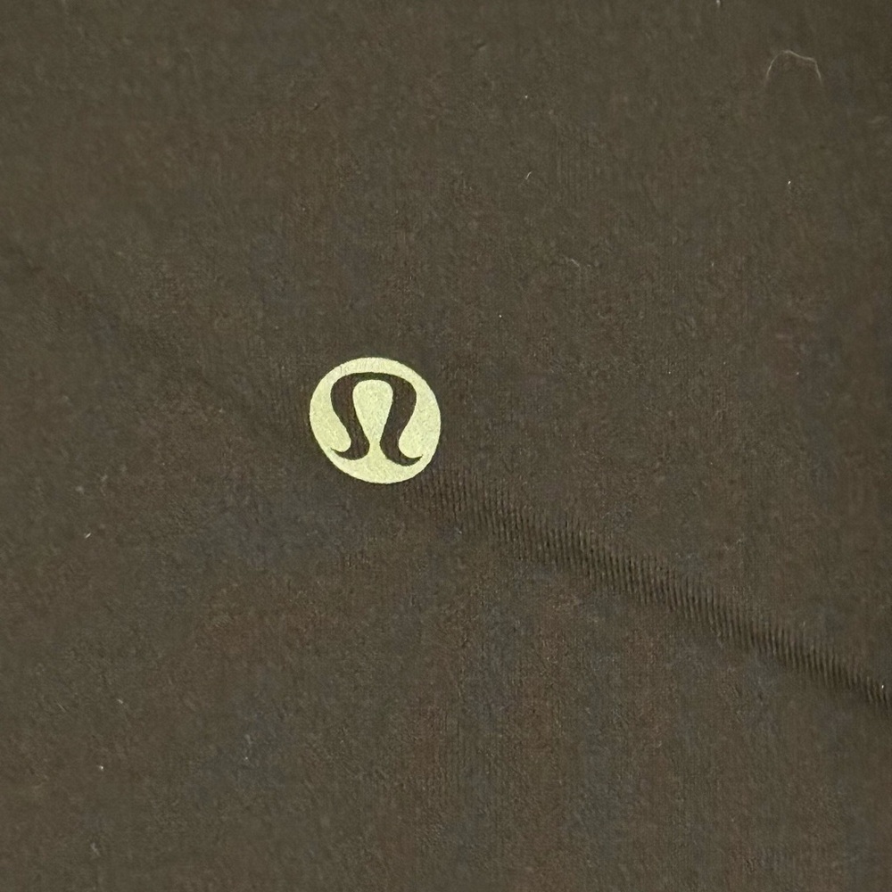 Lululemon Flared Pants - Black with l Pink and Striped Waistband - Size 4 - Picture 4 of 5